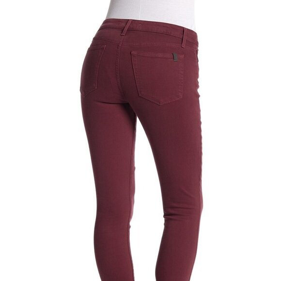 JOES Jeans Burgundy Mid Rise BNWT Skinny Jeans - Picture 2 of 9